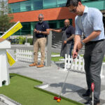 Portable Mini Golf Team Building Activities Towers Business Park Manchester